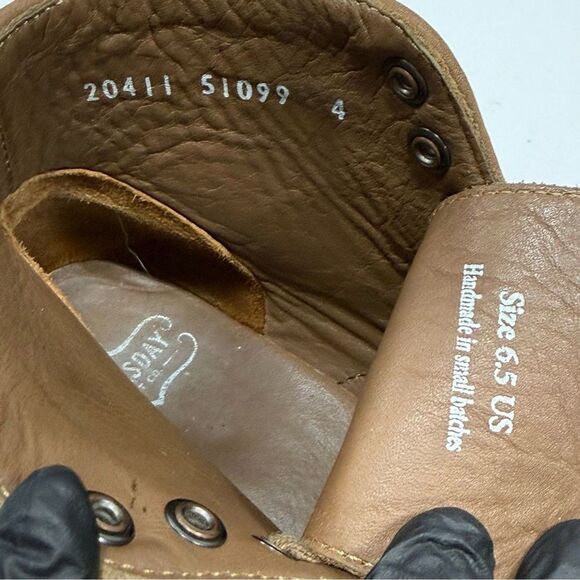 Thursday Boot Co. Moc Toe Diplomat Pebble Nubuck Leather Women's Size 6.5 - Picture 8 of 16